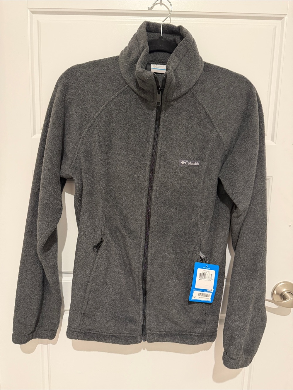 Columbia Dark Gray Full-Zip Fleece Jacket